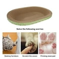 thumbnail image 5 of IGEED Large Cat Scratcher Bed,‌Cardboard Cat Scratchers for Indoor Cats,Cat Scratching Board,Extra Thick Cat Scratcher & Bed Combo,Cat Scratch Bed Cardboard Toy,Furniture Protector, 5 of 6