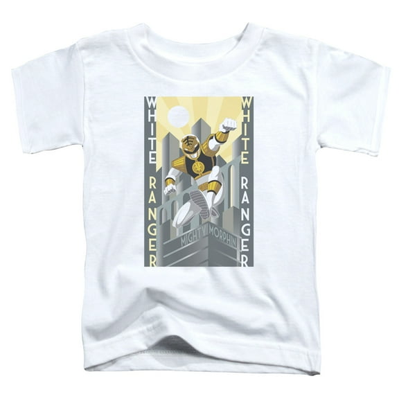 Power Rangers - White Ranger Deco - Toddler Short Sleeve Shirt - 2T