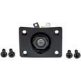 thumbnail image 6 of Black Universal Electric Guitar Output Jack Plate Socket Rectangle Tele Ibanez, 6 of 10