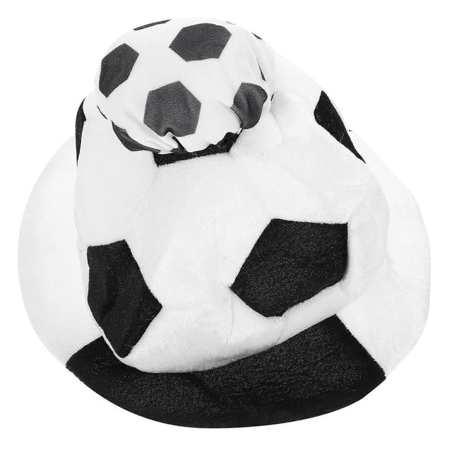 Here's a polished and engaging product description based on your input:\n\n \n\n**Funny Football Hat for Soccer Games – Lightweight Cheering Prop Cap for