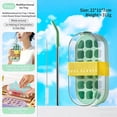 thumbnail image 6 of 2 in 1 Ice Cube Bottle, Ice Cube Bottle with Straw, Portable Touch Free Ice-Cube Trays, Press to Release ICES Tray for Home Coffee Juice Drinks Making, Outdoor Picnics, Office Use (Purple), 6 of 8