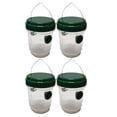 thumbnail image 1 of 4 trampas para avispas colgantes para exteriores, reutilizables, eficaces para granjas y moscas. Verde, 1 of 9