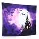 thumbnail image 3 of Tapiz con diseño de castillo de Halloween, alfombra para colgar en la pared, fondo para fotografía, decoración para fiesta en casa, 150x150cm/59,1x59,1 pulgadas, 3 of 15