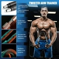 thumbnail image 3 of Twister Arm Trainer, 90-120 Lbs Adjustable Resistance Twister Arm Exerciser Chest Exerciser for Men, Portable Detachable Chest Workout Device Equipment for Chest Clip Muscle & Arm Strength, 3 of 7