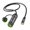 100cm, variant on Outdoor IP68 Waterproof RJ45 Coupler RJ45 Ethernet Adapter, Water and Dust Resistant Waterproof RJ45 Connectors