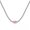 Pink, variant on 8A Ice Cut Rectangle Zirconia S925 Sterling Tennis Necklaces Women Wedding Party-Pink