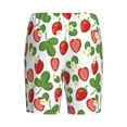 thumbnail image 2 of Lsque Strawberry Mens Sleep Pajama Shorts,Short Pajama Pants, Cotton Ultra-Soft Knit-4X-Large, 2 of 9