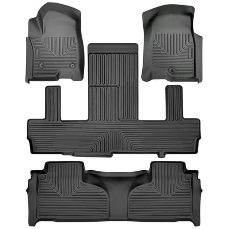 All Weather Rubber Car Foot Mats TPE Floor Mats for Chevrolet Suburban/GMC Yukon XL 2021-2023