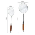 thumbnail image 5 of Grandest Birch Long Handle Skimmer Scoop Ergonomic Design Stainless Steel Portable Cooking Strainer Spoon Household Supplies, 5 of 8