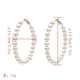 thumbnail image 5 of Pendiente De Perla De Imitaci Blanco Pendientes De Boda Grandes Y Sunnimix Pendientes de perlas redondas, 5 of 8