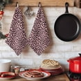 thumbnail image 6 of Pink Black Kitchen Towels Set of 1, Elegant Modern Abstract Art Luxury Absorbent Dish Towels for Kitchen, Microfiber Hand Towel, Quick Drying Tea Towel for Cleaning Decorative Dishcloths, 6 of 7