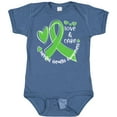 thumbnail image 3 of Inktastic Love and Care Mental Health Awareness Green Ribbon Boys or Girls Baby Bodysuit, 3 of 5