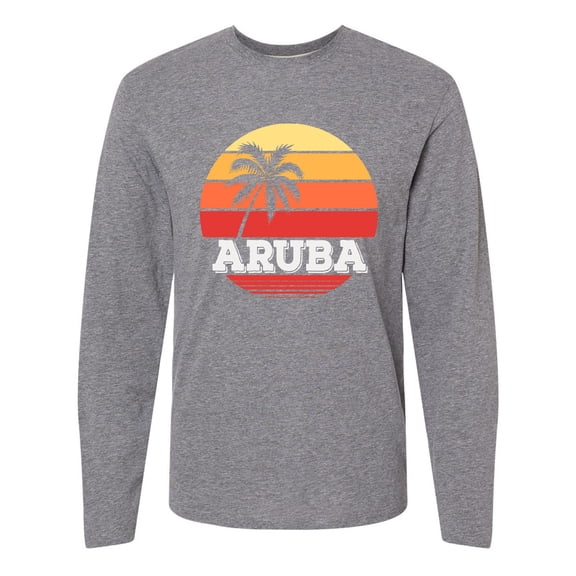 Inktastic Aruba Vacation Long Sleeve T-Shirt