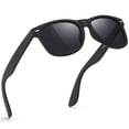 thumbnail image 1 of FEIDUSUN Gafas de sol polarizadas para hombre y mujer, gafas de sol retro negras para conducir, pesca, protección UV, 1 of 6