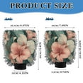 thumbnail image 3 of Qxltty Exotic Pink Flowers Car Wash Mitt 2pcs Scratch Free Lint-Free Antistatic Microfiber 7.09×10.24in, 3 of 8