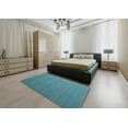 thumbnail image 4 of Ahgly Company Indoor Round Contemporary Light Sea Green Abstract Area Rugs, 7' Round, 4 of 6