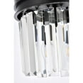 thumbnail image 6 of Sydney 3 light Matte Black Flush Mount Clear Royal Cut Crystal, 6 of 9