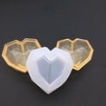 thumbnail image 4 of Fiudx Molde para Llavero Diy, Resina Epoxi de Cristal, Diseño Suave y Flexible, Fácil de Desmoldar, Reutilizable para Colgantes, Celulares, Autos, Regalos para Ella, San Valentín, Juego de 1 Pieza, 4 of 5
