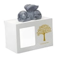 thumbnail image 4 of Almencla Dog Cremation Urn with Angel Dog Statue with Photo Frame Lightweight Multipurpose Hand Crafted Memory Box Small Animal Urn White, 4 of 8