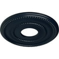 thumbnail image 3 of Ekena Millwork 12 1/8"OD x 3 5/8"ID x 3/4"P Valeriano Ceiling Medallion (Fits Canopies up to 6 1/4"), Hand-Painted Midnight Dream, 3 of 6
