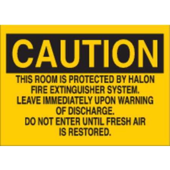 BRADY 43222 Fire Extinguisher Sign,10 x 14In,BK/YEL G1865565
