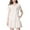 White, variant on Womens Plus Size Nursing Dresses Lightweight Cozy Cotton Linen Midi Maternity Dress Casual Short Sleeve Ruffle Hem Pregnancy Dress for Breastfeeding Blue XL