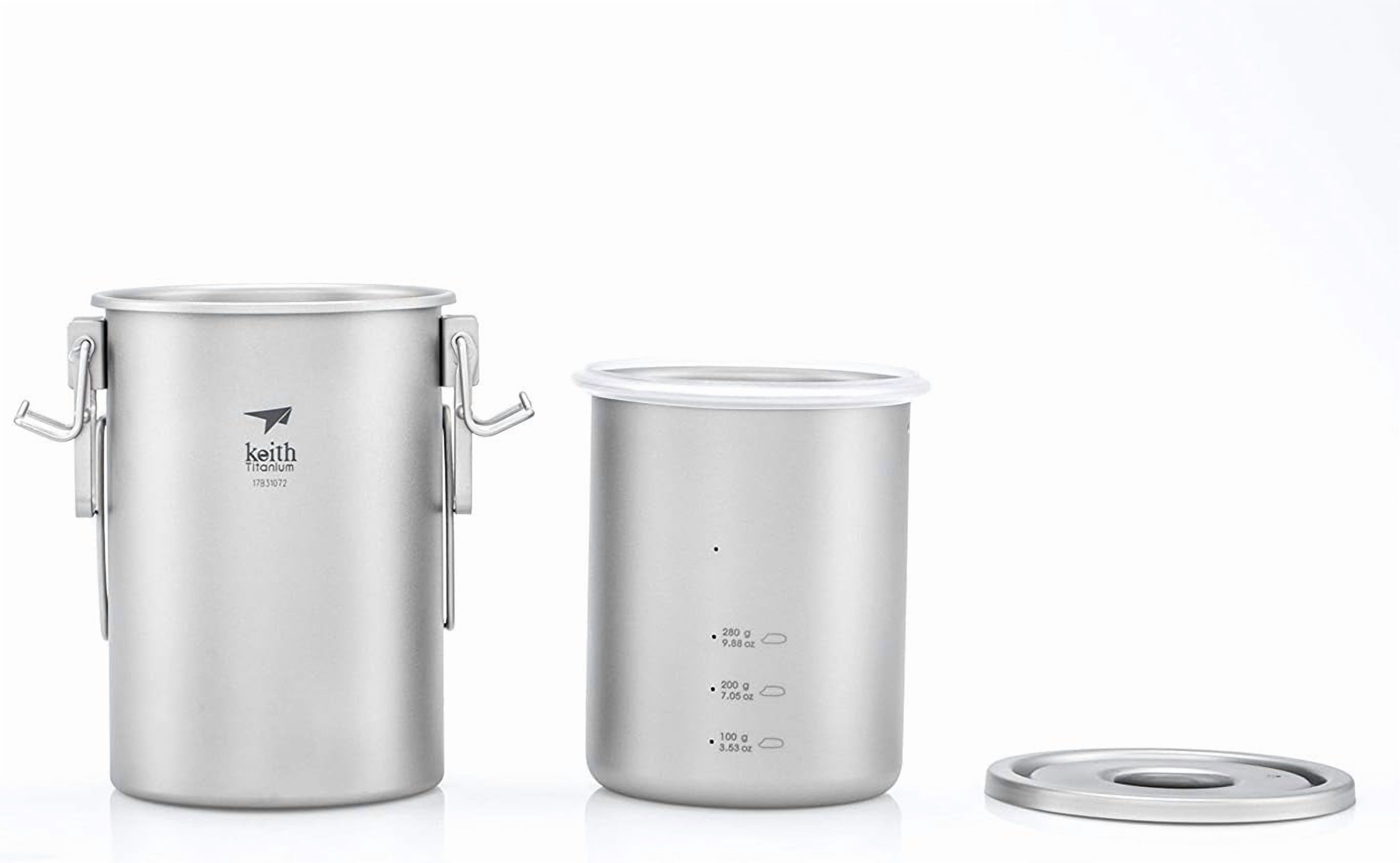 Ti6300 Multifunctional Cooker - Lightweight Outdoor Rice Pot for Camping Hiking