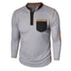 thumbnail image 5 of pstuiky camisa de manga larga para hombre, Sudadera informal deportiva de manga larga y cuello redondo para hombre top de hombre s, 5 of 8