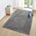 thumbnail image 1 of Shaggy Area Rug, Indoor Washable Fluffy Plush Throw Rug, Luxury Faux Fur Carpet, 1 of 9