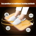 thumbnail image 4 of Electrical Heating Foot Warmer Mat With 9 Adjustable Temperature, Carbon Crystal Heating And Waterproof Design For Office And Home Use, 11.81X19.68 In, 4 of 6