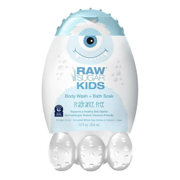 Baño de Burbujas +  Body Wash RAW SUGAR KIDS Sensible 354 ml