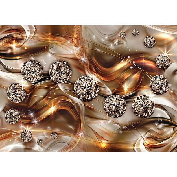 Pintura de diamantes (DB7038) Kit de diamantes de imitación cuadrados de diamantes que fluyen DIY 40x50cm oro FLhrweasw Nuevo