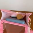 thumbnail image 2 of Bolsos transparentes para mujer, bolso simple transparente a la moda, embrague femenino (rosa), 2 of 7