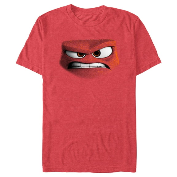 Men's Inside Out Anger Face Card Graphic T-Shirt