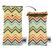 Planet Wise Wipe Pouch, Earth Chevron
