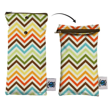 Planet Wise Wipe Pouch, Earth Chevron