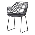thumbnail image 2 of Moe's Home Collection Honolulu Chair Black-Set Of Two, 2 of 7