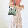 thumbnail image 2 of Stylago Women Small Crossbody Bags with Bow Pendant Fashion Purses for College Students Zip Handbags Bucket Shoulder Bag Green, 2 of 7