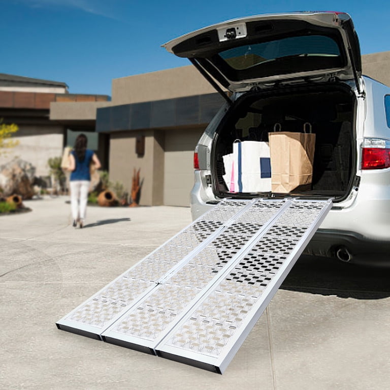 ATV Lawn Tractor Ramps BROK Aluminum Ramp Kit - Turns 2x8 Wood Planks ...