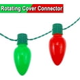 thumbnail image 4 of Paquete de 4 collares con bombillas LED navideñas, accesorios navideños para Nochebuena y Año Nuevo, collar para regalos de fiesta para niños, hombres y mujeres, decoración navideña, suministros diver, 4 of 5
