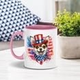 thumbnail image 5 of Patriotic Chihuahua Celebrates 4th of July 11oz Accent Two-tone Mug Dog Lover Gifts Idea Coffee Tea Cup - 02009, 5 of 5