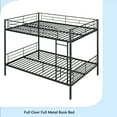 thumbnail image 5 of Full Over Full Metal Bunk Bed, Black, 5 of 11