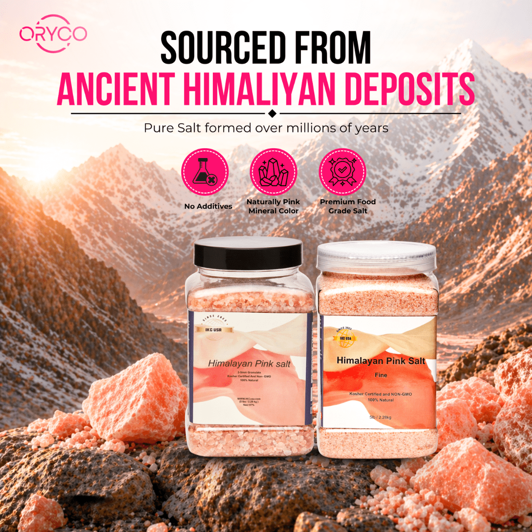 5LB Coarse and Fine Pink Himalayan Salt Bundle
