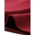 thumbnail image 5 of DARING DIVA Women's Plus Size Long Sleeve Button Side Swing Blouses 2X Burgundy, 5 of 6