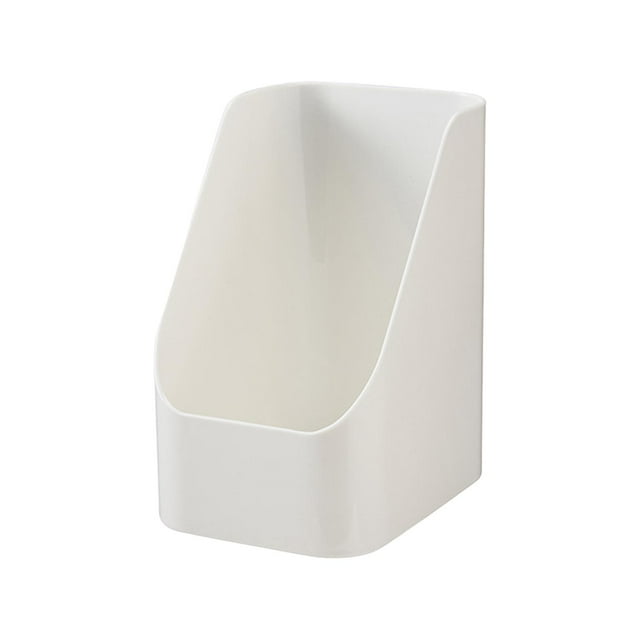 Organizador de escritorio, organizador de mostrador de cocina, refrigerador moderno, caja de almacenamiento de verduras, contenedor de cosméticos para blanco BLESIY Organizador de escritorio