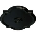 thumbnail image 3 of Ekena Millwork 24"W x 20 1/2"H x 1 1/8"P Waltz Ceiling Medallion (Fits Canopies up to 5 1/4"), Hand-Painted Black Pearl, 3 of 5