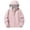 Pink, variant on Guluxicc Windbreaker Jackets with Zip Pockets Waterproof Full Zipper Outdoor Hiking Hooded Jackets for Cool Weather