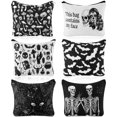 thumbnail image 1 of Bolsa de maquillaje Amylove Gothic Halloween, 6 unidades, para mujer, 1 of 7