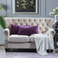 thumbnail image 1 of Home Soft Things Textured Velvet 2 Piece Pillow Shell Set - Imperial Purple - 14" x 26", 1 of 5