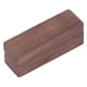 thumbnail image 3 of Caja de madera para anillos con 2 ranuras, carcasa magnética duradera de nogal pulida a mano, soporte para anillos de madera para joyería, 3 of 5